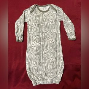 Burt’s Bees Baby Gray & White Striped Layette
